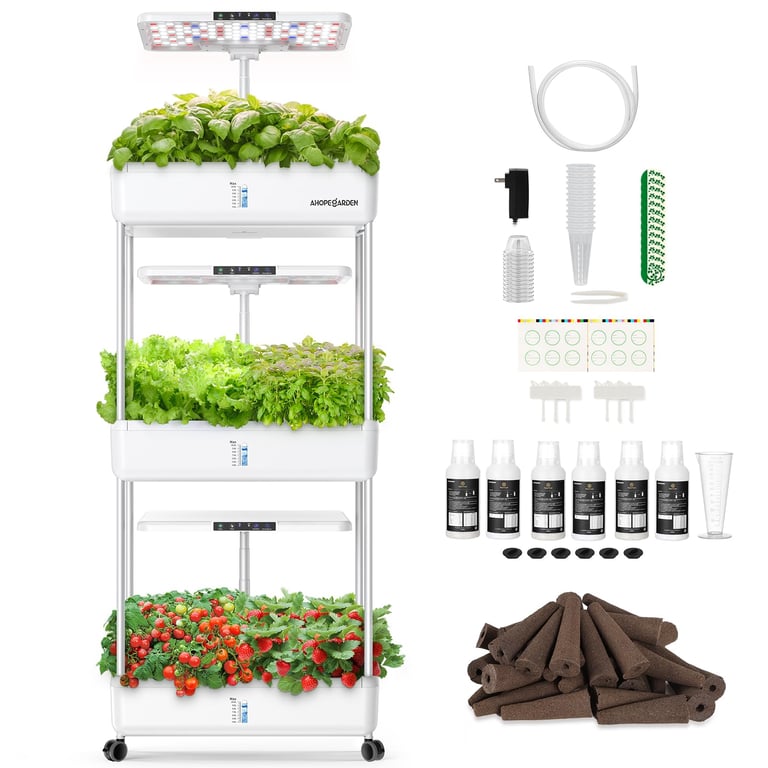 Ahopegarden 66-Pod Hydroponic Indoor Garden