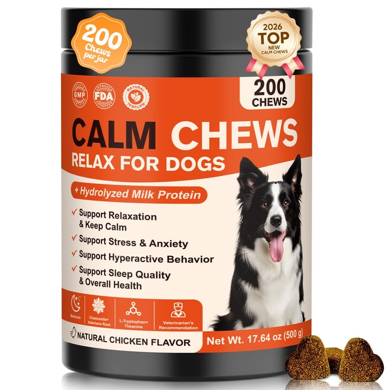 Dog Calming Chews with Melatonin
