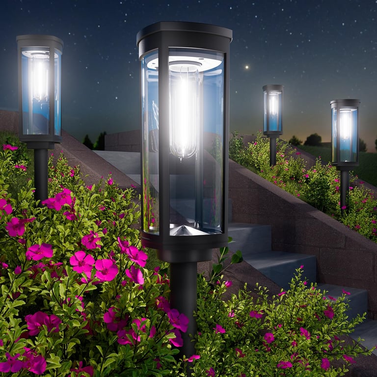 BITPOTT Solar Pathway Lights