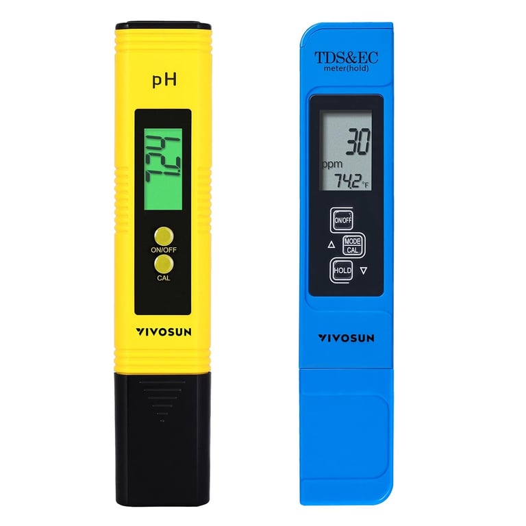VIVOSUN Digital pH TDS EC Meter