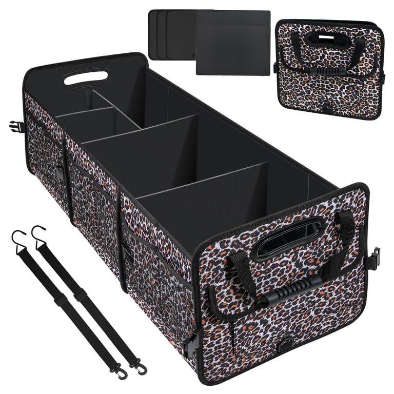 AOPHY Leopard Print Trunk Organizer