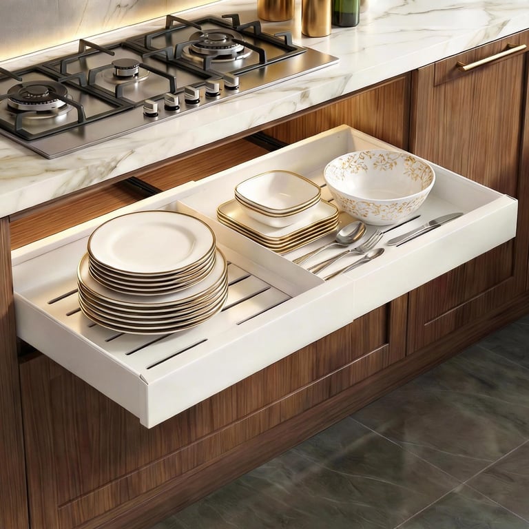 Expandable Pull‑Out Drawer