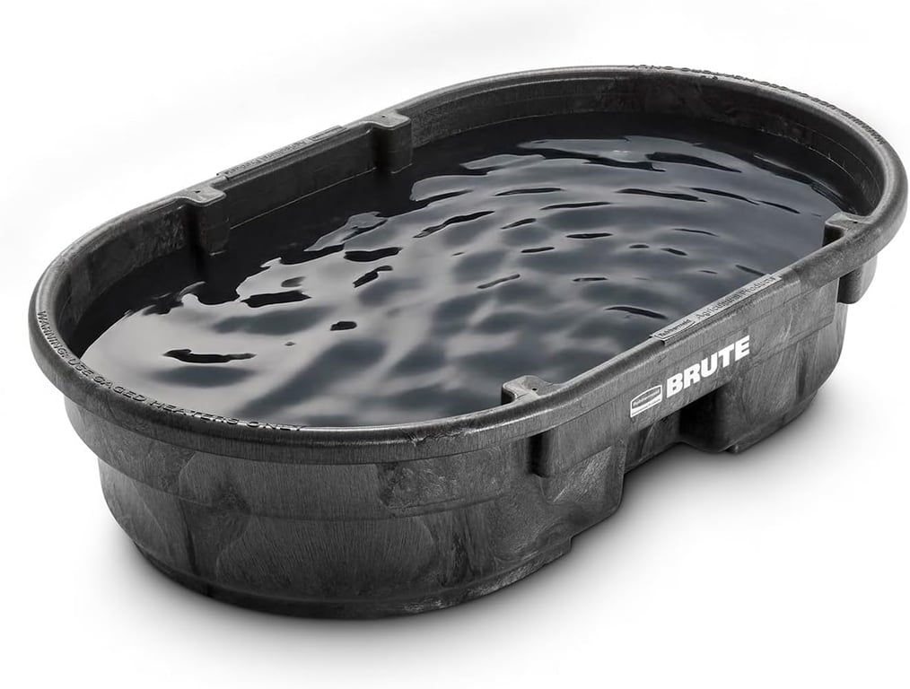 Rubbermaid Commercial Products Brute Stock Tank, 50-Gallon