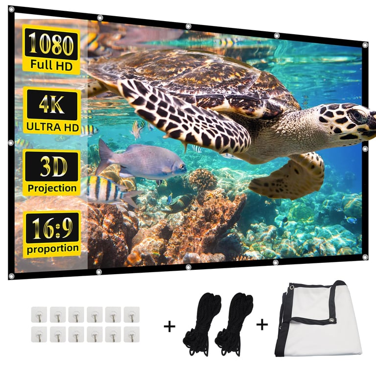 HUANYINGBJB 120‑inch Portable Projector Screen