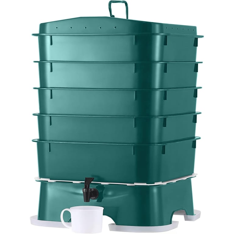 VermiHut Plus 5-Tray Worm Composter
