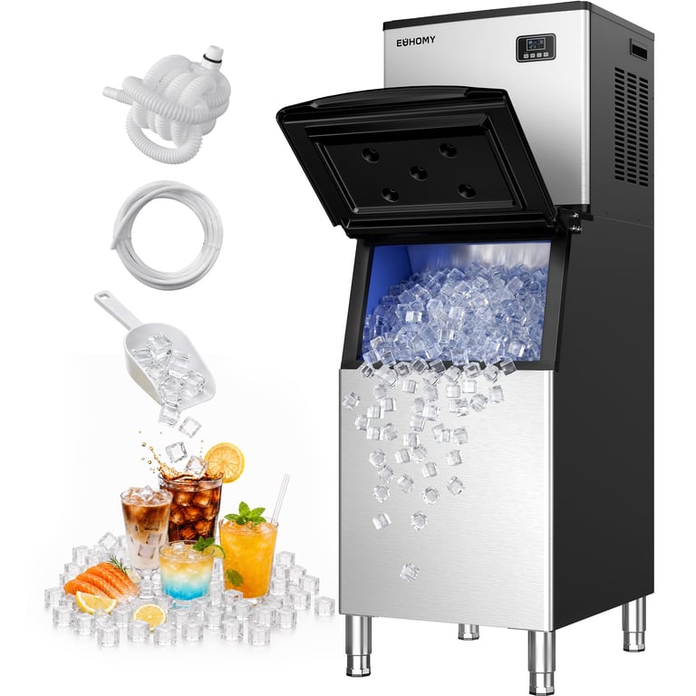 EUHOMY Commercial Ice Maker