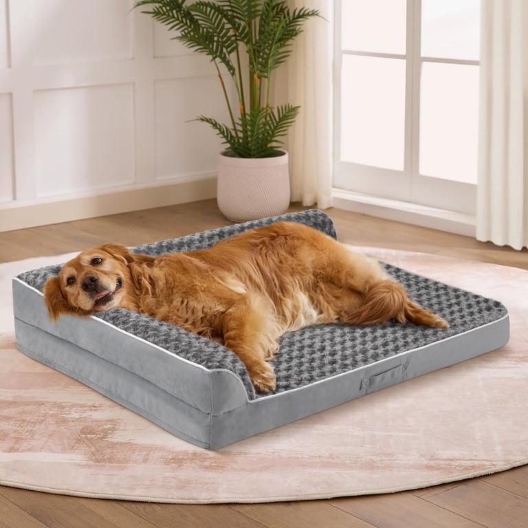 Aeroluxe L‑Shaped Large Dog Bed