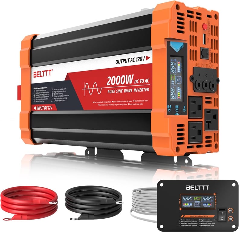 BELTTT 2000W Pure Sine Inverter