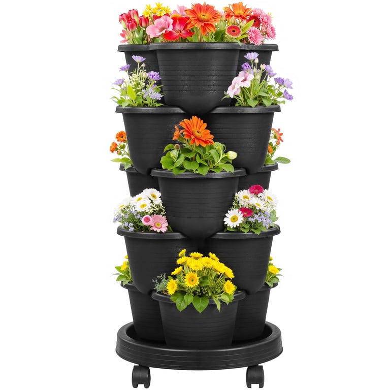 VECELO Stackable Garden Planter