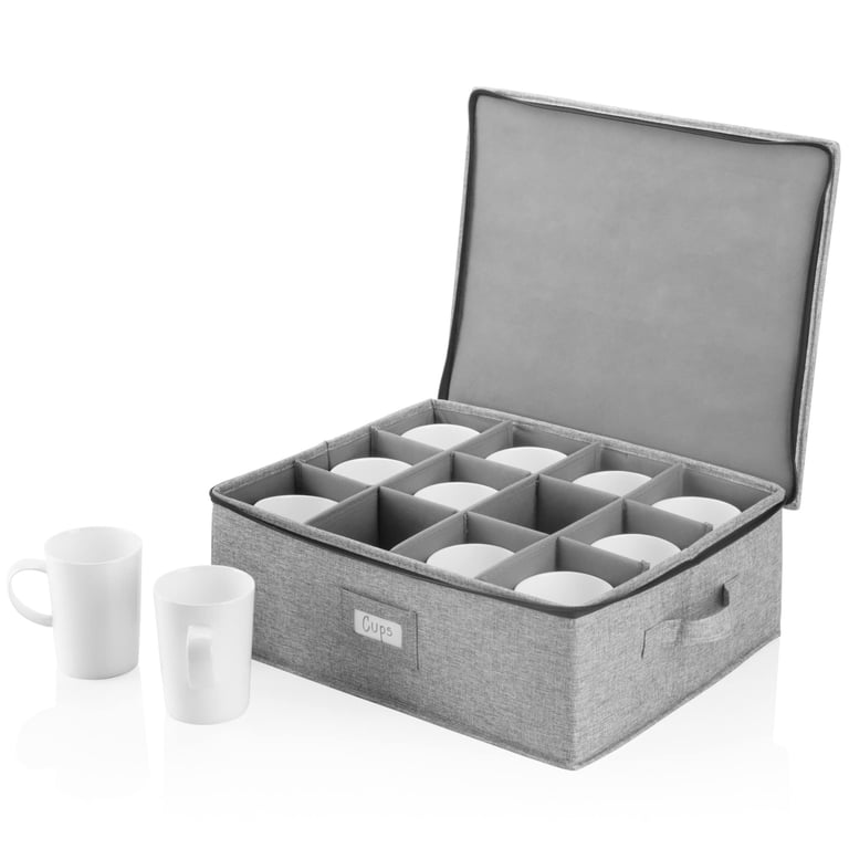 Stackable 12‑Cup Hard Shell Storage Box