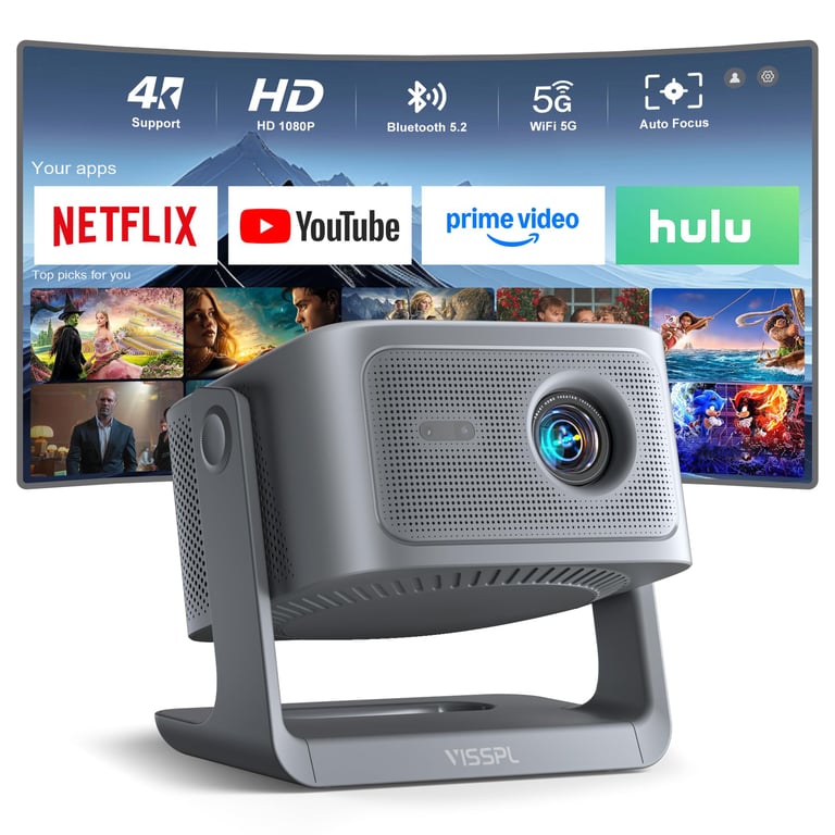 VISSPL 4K Smart Projector