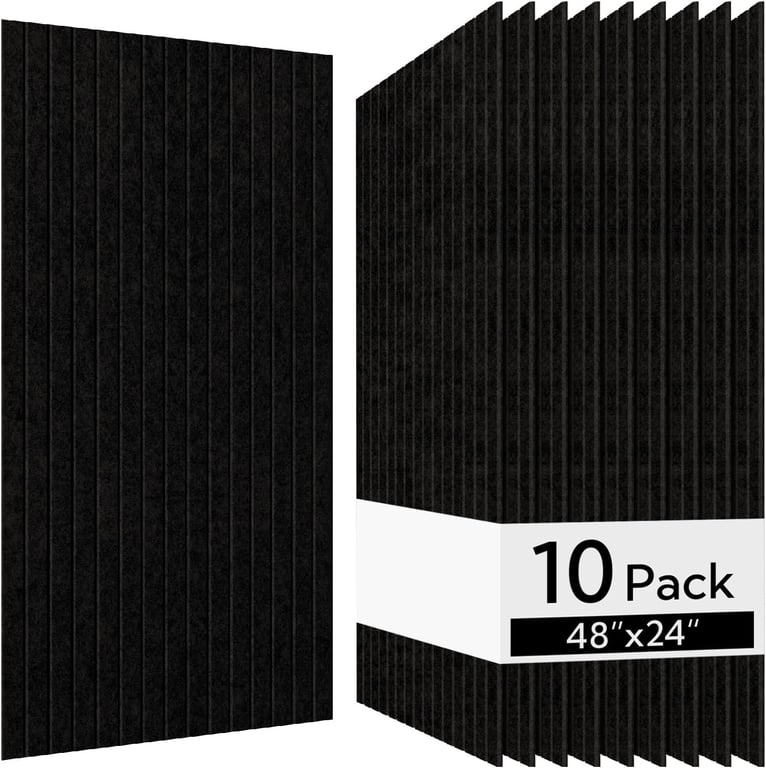 Olanglab Black Acoustic Wall Panels