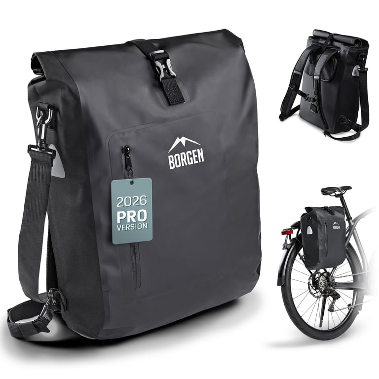 Borgen 25L Waterproof Bike Rack Bag