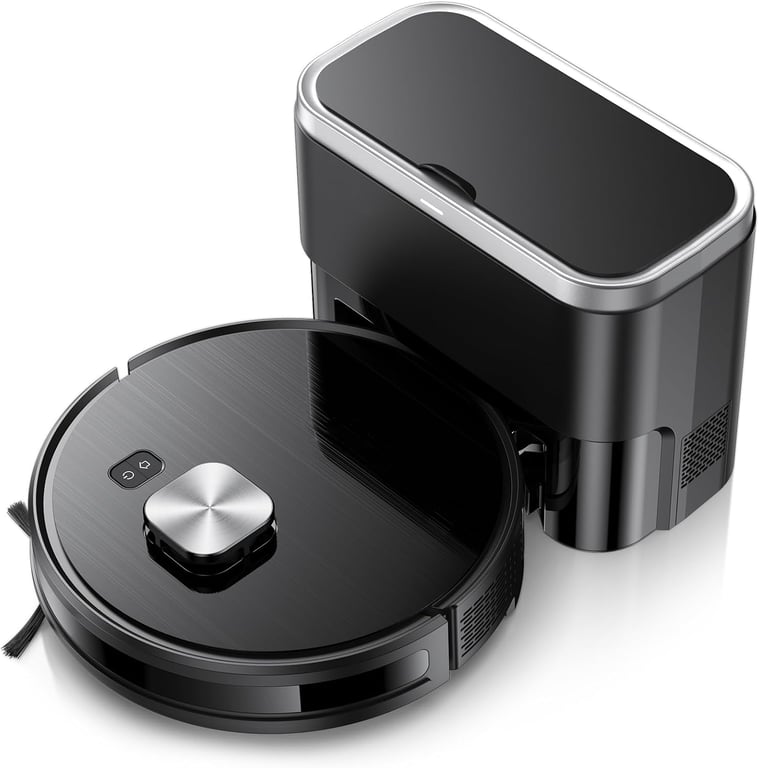 Robot Vacuum and Mop for Pet Hair, 11500Pa Suction, 90-Day Self-Emptying