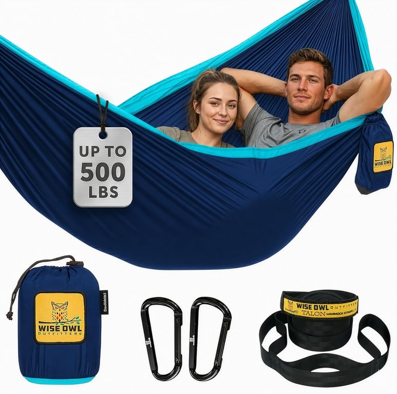 Wise Owl Double Camping Hammock
