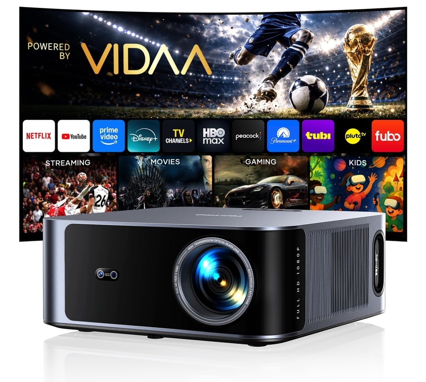 TOPTRO 4K Smart Projector