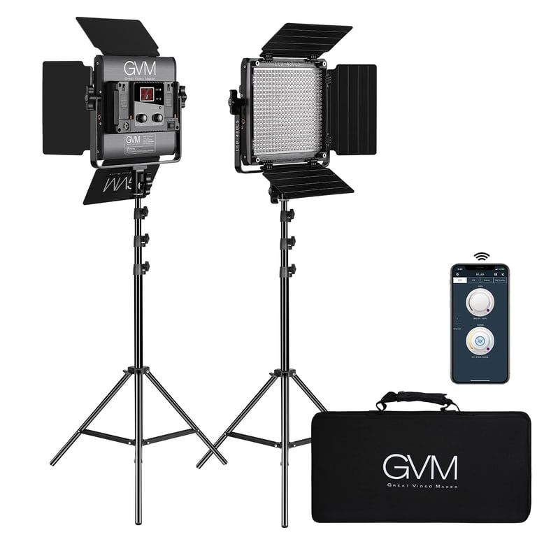 GVM LED Video Lighting Kit