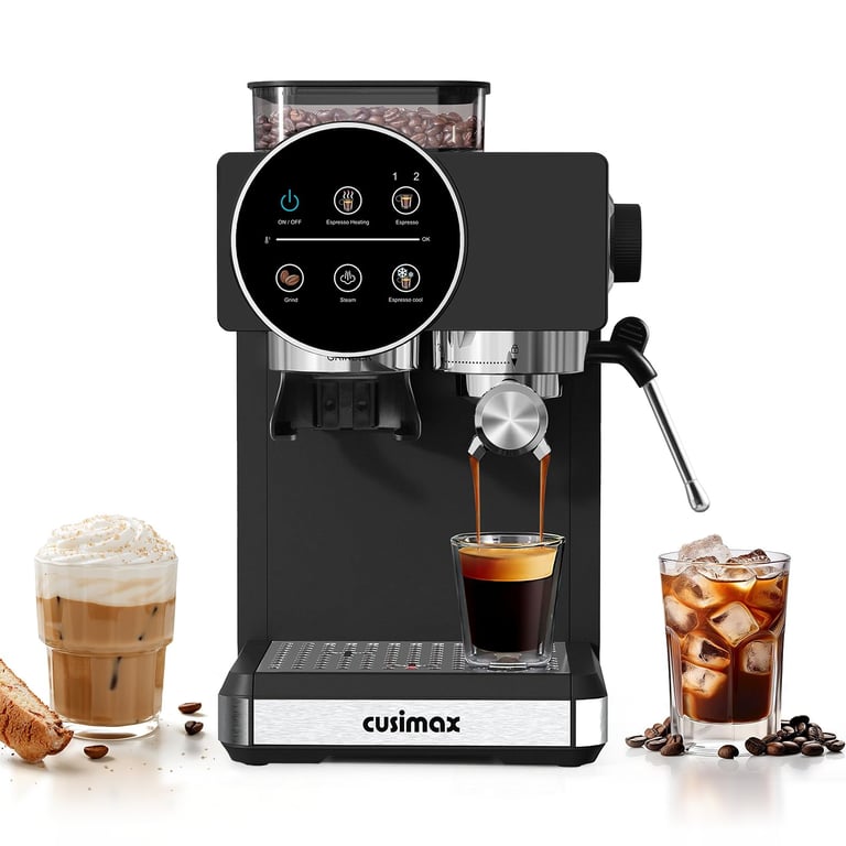 CUSIMAX Espresso Machine with Grinder