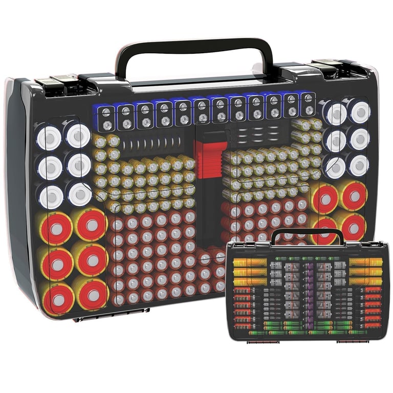 Aptbyte Heavy‑Duty Battery Organizer