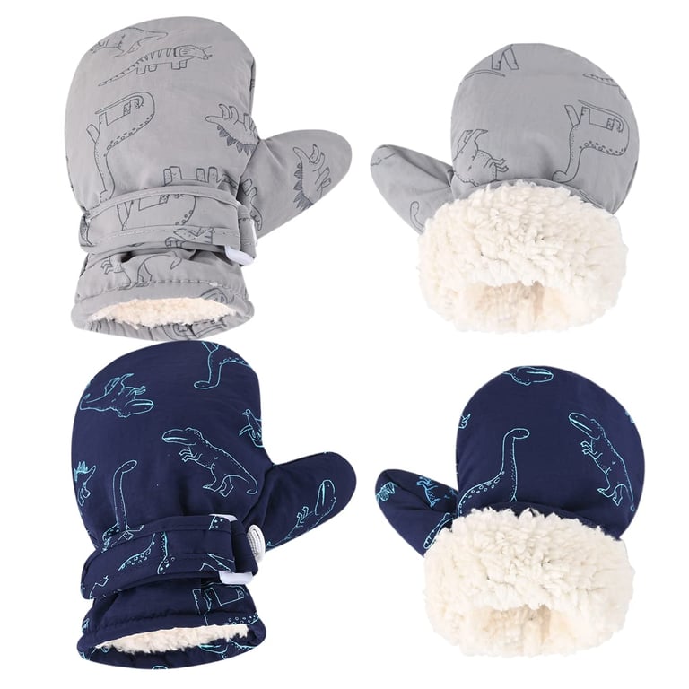 Weradau Fleece Lined Baby Mittens 2 Pack