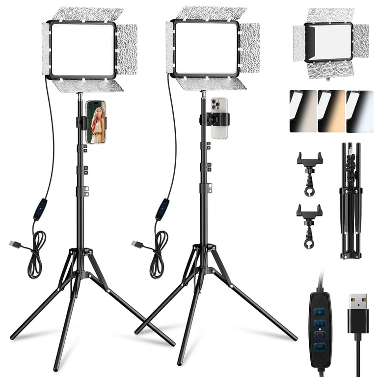 EMART LED Video Light Kit