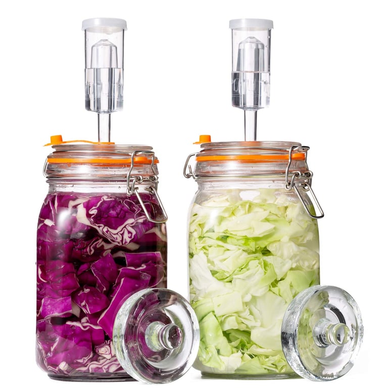 JILLMO Glass Fermentation Jar Set