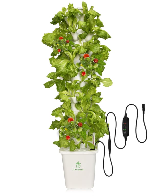 DPROOTS 45‑Pod Hydroponic Tower System