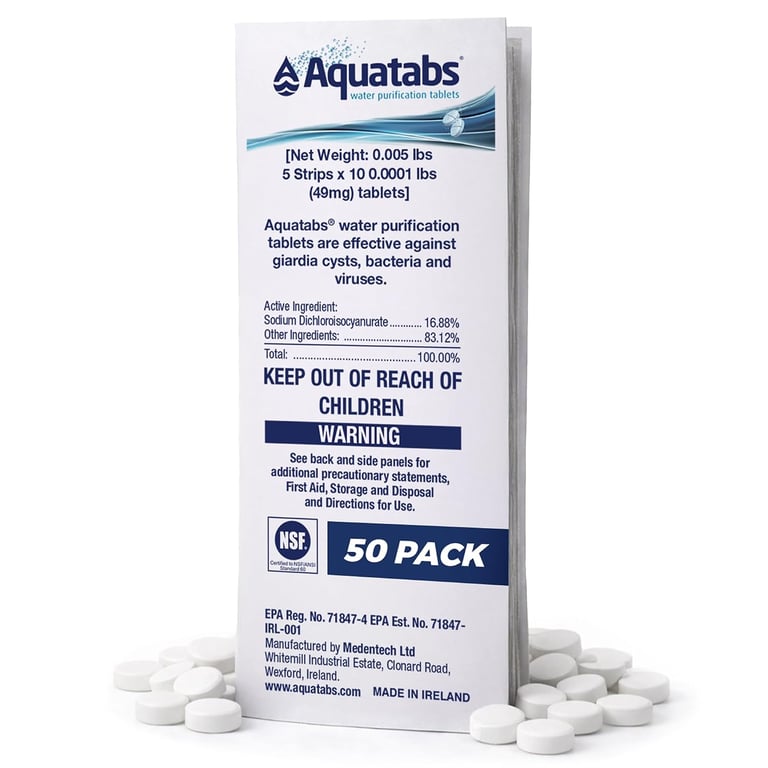 Aquatabs 50 Pack