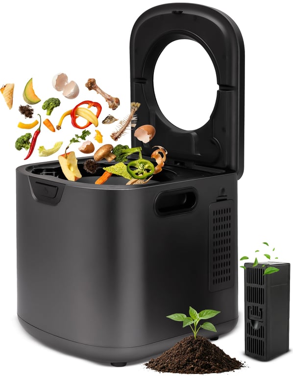 NutriChef 4 Quart Electric Kitchen Composter