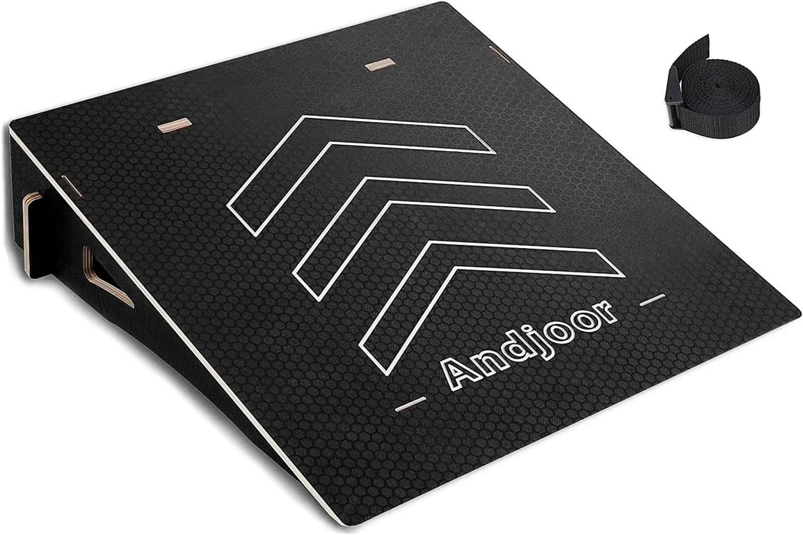 Kids Jumping Ramp for Skateboard, Bike, Scooter, BMX, RC Car and Dirt Bike, 25.2 in, Black