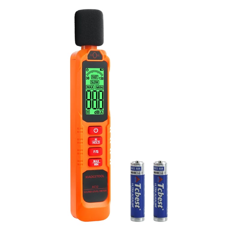 XIAOCETOOL Noise Decibel Meter
