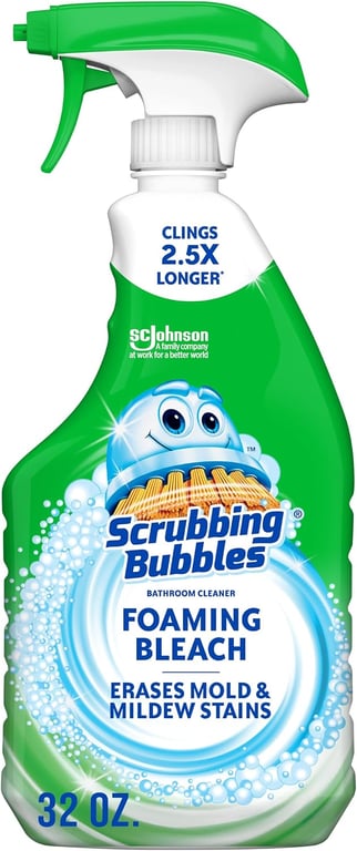Scrubbing Bubbles Foaming Bleach Bathroom Cleaner, 32oz