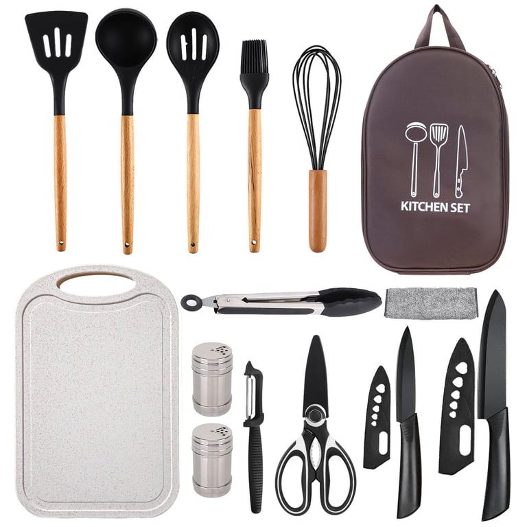 Pansyling Silicone Camping Cooking Set