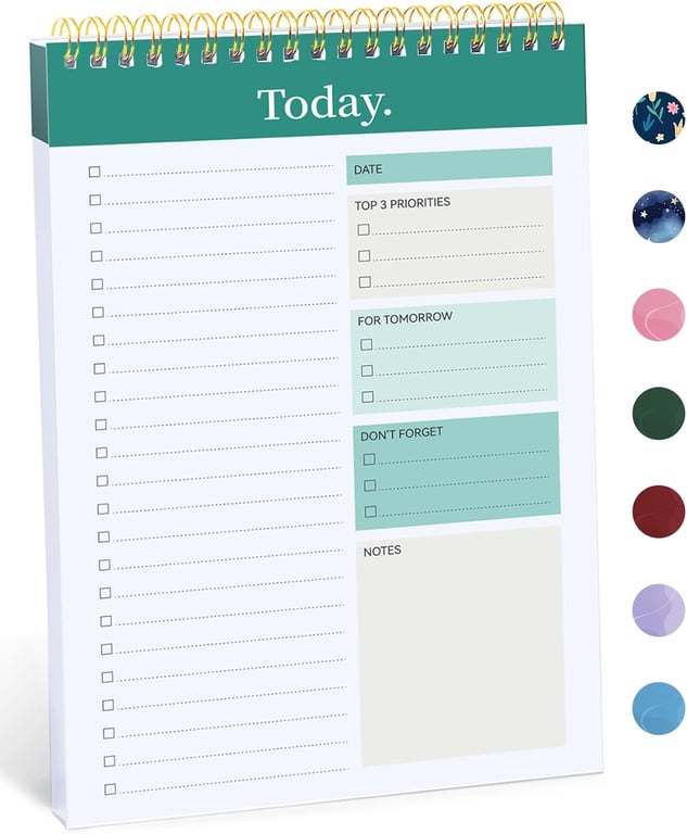 Taja Daily To-Do Notepad