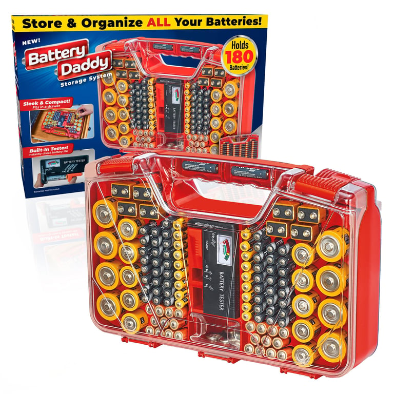 Ontel Battery Daddy (Red)