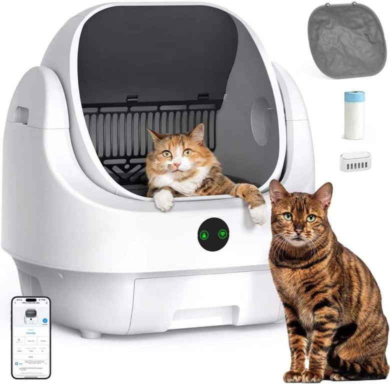 Ellenpent Open‑Top Litter Box