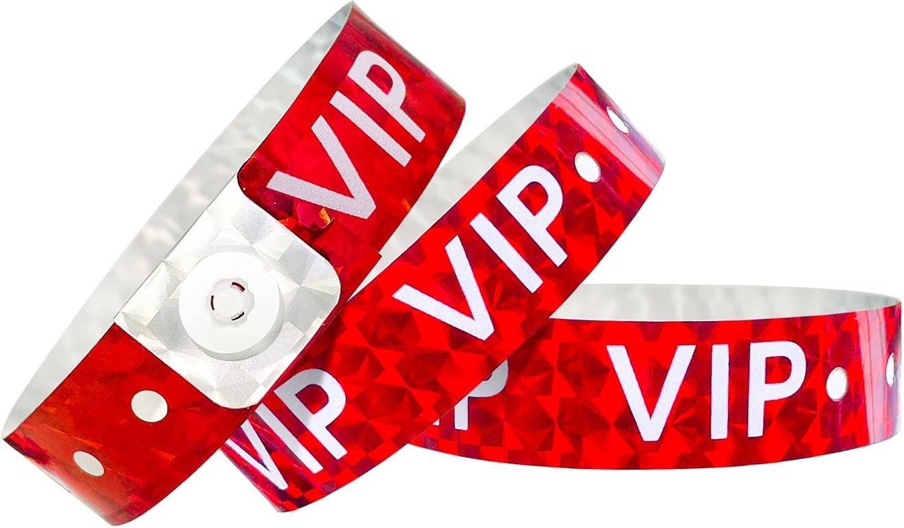 Ouchan Red VIP Wristbands