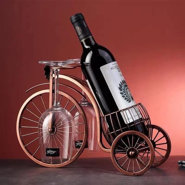 CicodonaGift Bike Wine Holder