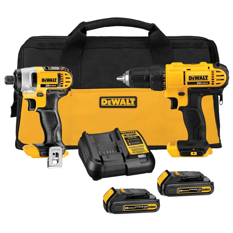 DEWALT 20V Max Drill & Impact Combo Kit