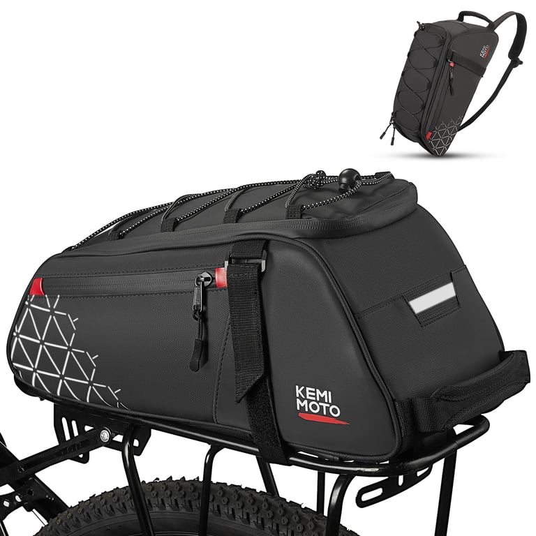 KEMIMOTO Rear Bike Rack Bag
