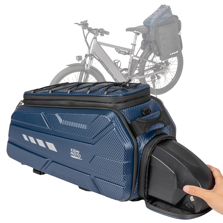 KEMIMOTO E‑Bike Rear Rack Bag 40L