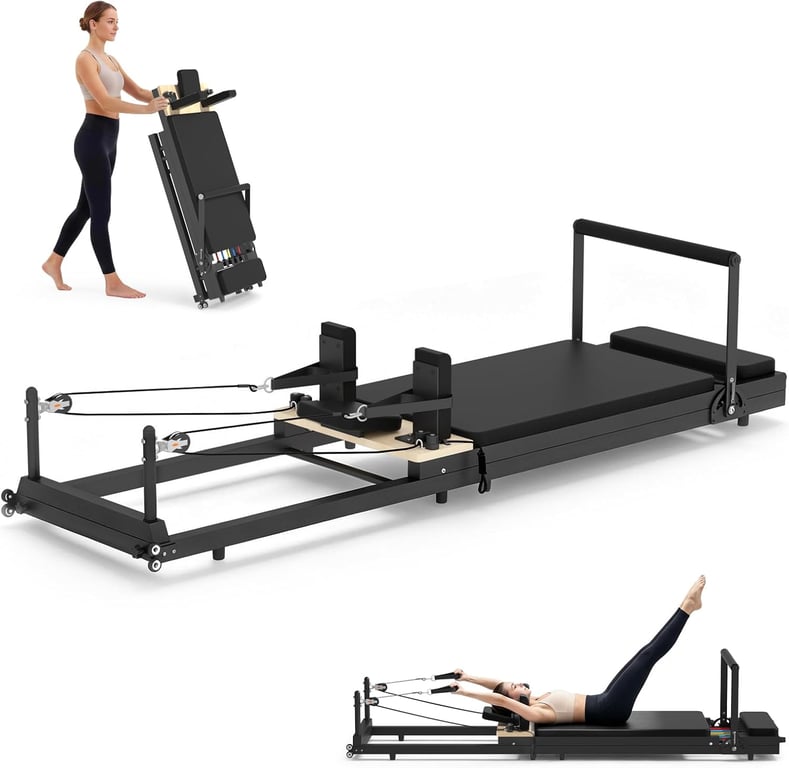 WNPANE Foldable Pilates Reformer