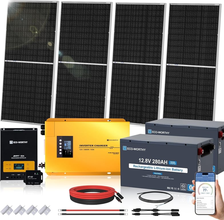 ECO-WORTHY 800W RV Solar Kit