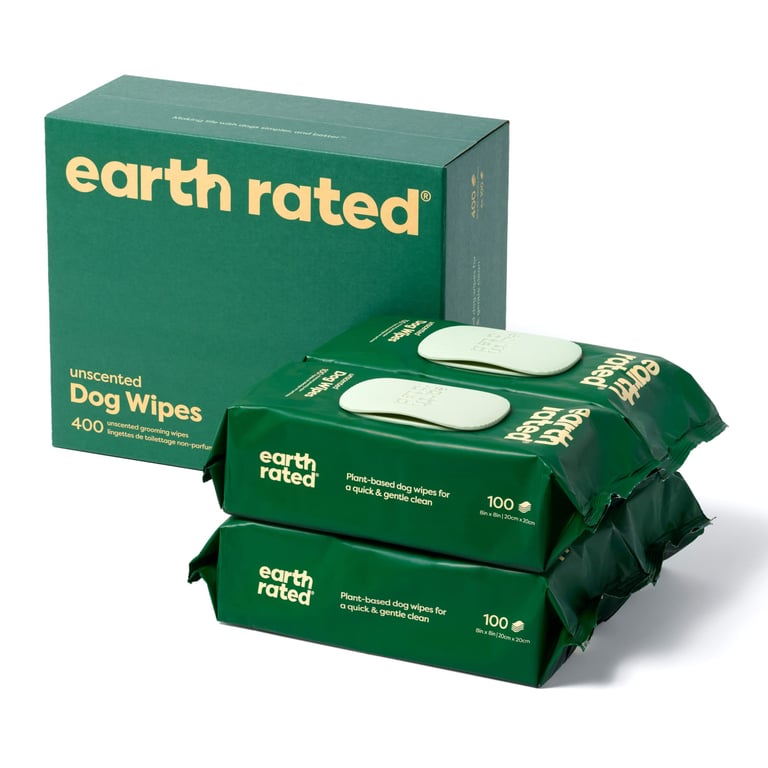 Earth Rated Pet Wipes