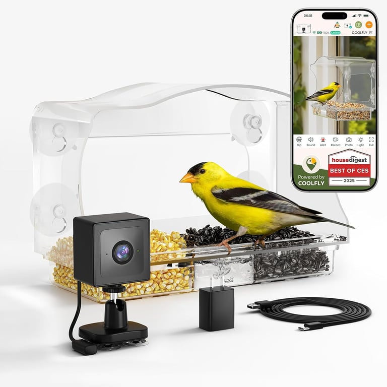 Freeseason Window Bird Feeder Camera