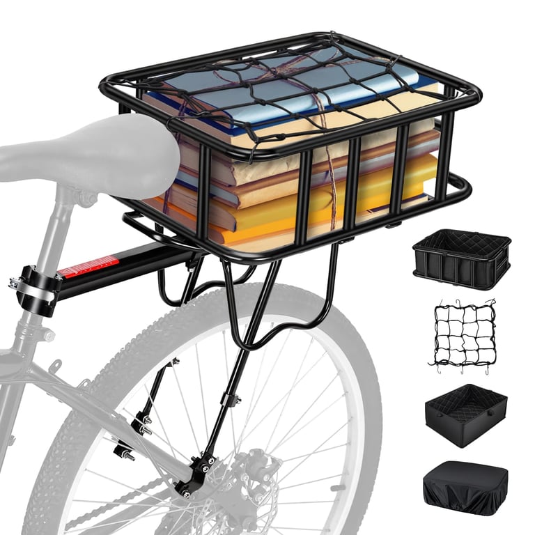 Meecoo Spring Rear Bike Rack Basket