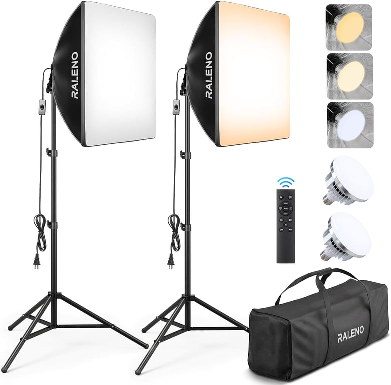 RaLeno 2-Pack Softbox Kit