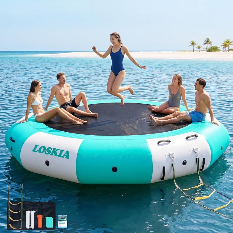 Water Trampoline for Lake Without Pump
