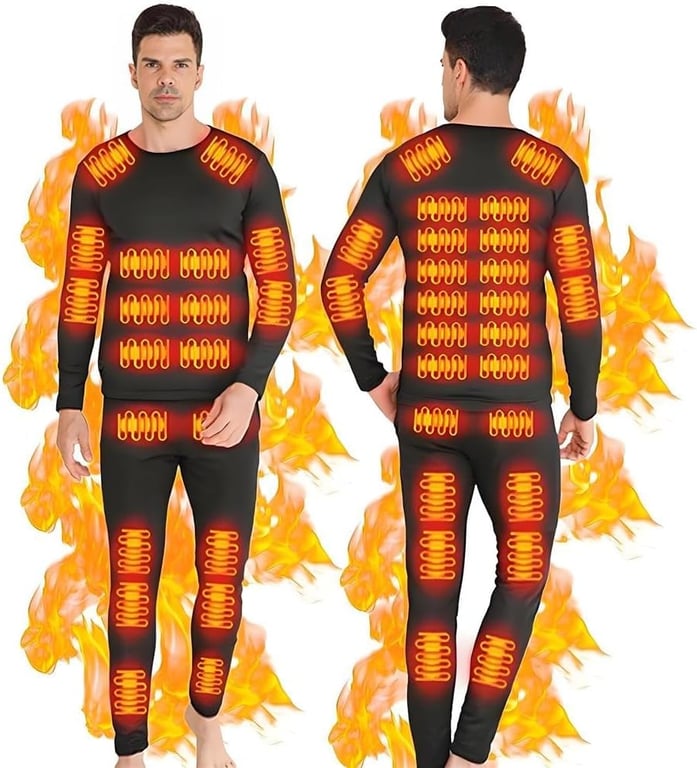 GHKWXUE Heated Thermal Underwear