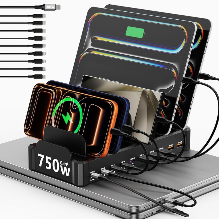 Zobirez 10-Port Charging Station